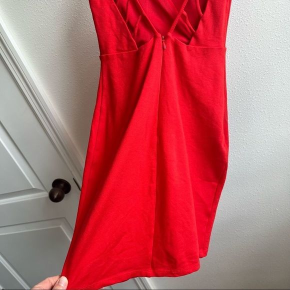 Lulu’s So Good Bodycon Red Dress Size XS - Picture 4 of 7
